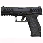NEW! Walther 2842475 PDP Optic Ready 9mm Luger 4.50″ 18+1 Black Steel Slide Performance Duty Textured Black Interchangeable Polymer Grips – 2 18rd Magazines