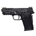 NEW ! Smith & Wesson 13223 Performance Center M&P Shield EZ M2.0 9mm Luger 3.83″ 8+1 Matte Black Armornite Stainless Steel Ported Slide HI-VIZ Tritium Sights – Black Polymer Grip – Thumb and Grip Safeties – PC Cleaning Kit – 2 Magazines