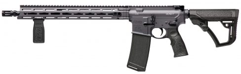 New! Daniel Defense WEBX-0721-02 DDM4 V7 5.56x45mm NATO 16″ 30+1 Cobalt Hard Coat Anodized Rec/Handguard 6 Position with Black SoftTouch Overmolding Stock