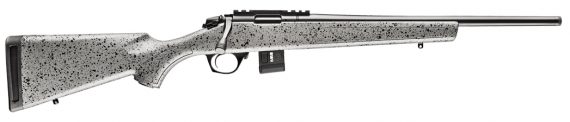 New! BERGARA BMR001 Bolt Action Rifle, 22 LR, 18in Threaded Barrel, Grey with Black Specs Tactical Stock, 1×10 Round plus 1×5 Round Magazines – Remington compatible Trigger