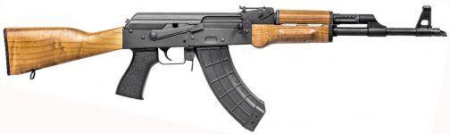 New! Century Arms RI4091N VSKA AK 7.62x39mm 16.50″ 30+1 Enhanced Trigger Group Black Phosphate – Maplewood Furniture – Black Polymer Grip 1 30rd Magazine – American Made