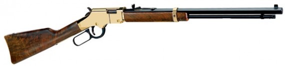 Back in Stock! HENRY H004 Golden Boy 22LR 20 inches 16+1 Brass Receiver – Walnut Stock
