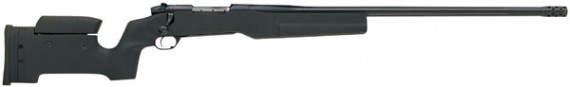 Weatherby TCM338LR8B Tactical MarkV Bolt 338 Lapua Mag 28″ Black Syn Black