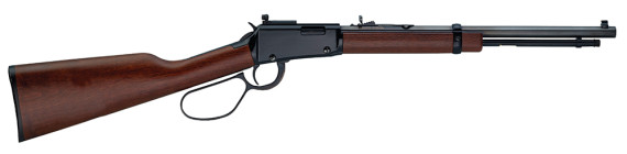 Back in Stock! HENRY H001TMLP Small Game Carbine 22 Magnum 17″ Large Loop Lever – Skinner’s adjustable aperture sight – Octagon Barrel 9+1 rd