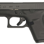 Back in Stock! GLOCK 43 9mm Subcompact 3.4″ 6+1 Fixed Sight Integral Grip Black – 2 Magazines