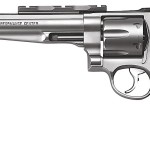 New! Smith & Wesson 170181 Mod 629 Performance Center 44 Mag 7.5″ 6rd Contoured Wood and Rubber Grips Matte Stainless Steel – Compensator – Scope Rail