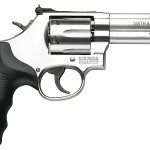 Back in Stock!  Smith & Wesson 164222 Model 686 Distinguish Combat 357 Mag 4″ 6rd Adjustable White Outline/Red Ramp Sights Stainless Steel