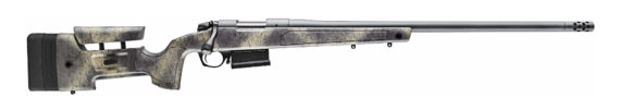 Back in Stock! Bergara B14 HMR Hunting and Match Wilderness Rifle B14S382 Bolt Action Rifle, 6.5 Creedmoor 24″ Steel Barrel, Gray Cerakote, Molded Mini-Chassis Synthetic Stock with Omni Muzzlebrake, Right Hand, 1 Mag, 5Rd