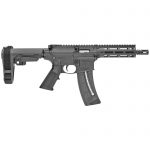 Back in Stock! Smith & Wesson 13321 M&P 15-22 AR Pistol, 22LR, 8″ Barrel, Matte Black Finish, SB Tactical SBA3 Brace, Polymer Receiver, MLOK Handguard, 1 Mag, 25Rd