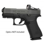Back in Stock! Glock G43X MOS PX4350201FRMOS Subcompact 9mm 3.41″ 10+1 Black nDLC Steel with Front Serrations & MOS Cuts Slide – Black Rough Texture  Grip – 2 10rd Magazines