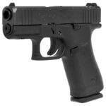 New 15-round Version! Glock G43X MOS PX4350201FRMOS Subcompact 9mm 3.41″ 15+1 Black nDLC Steel with Front Serrations & MOS Cuts Slide – Black Rough Texture  Grip – 2 15rd Magazines
