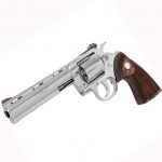 BAck in Stock – Only One Unit! COLT Colt Python 357 Magnum 6 inches PYTHONSP6WTS Stainless Steel with Walnut Target Medallion Grip