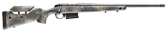 Back in Stock! Bergara Wilderness Terrain Rifle B14S657 Bolt Action Rifle, 7mm Remington Magnum 24″ Barrel, Sniper Gray Cerakote, Wilderness Synthetic Stock, Omni Muzzlebrake, 1 AICS style magazine
