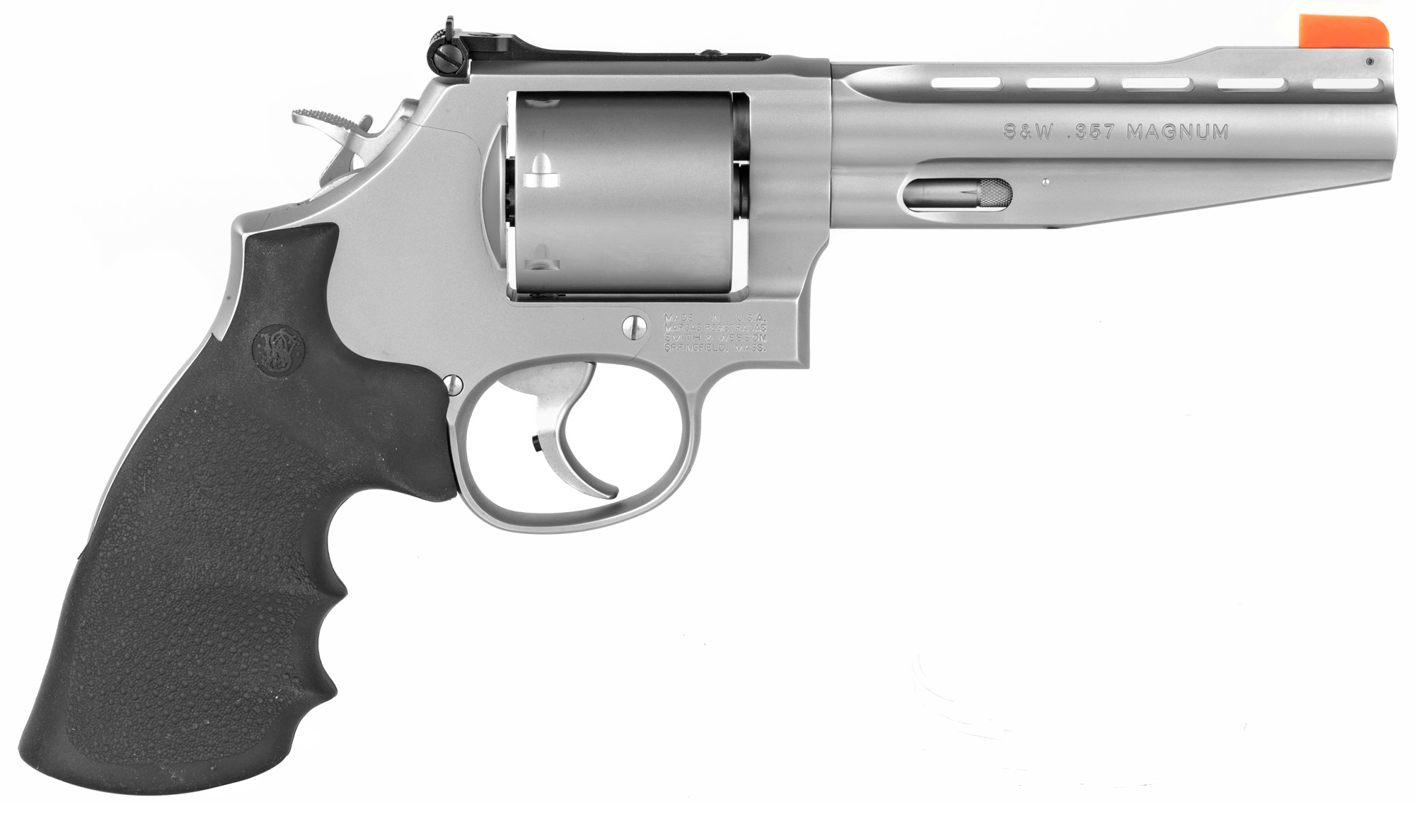 Smith & Wesson Model 642 Airweight Revolver, .38 Special, 1.88, Silver, Crimson Trace Lasergrip