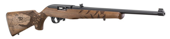 New Limited Edition! RUGER® 10/22® 31148 10/22 Carbine 22 LR Caliber with 10+1 Capacity, 18.50″ Barrel, GREAT WHITE TALO LIMITED EDITION – Engraved Premium Wood Stock