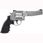 New! Smith & Wesson 178038 PERFORMANCE CENTER® PRO SERIES® MODEL 686 PLUS 357 Mag or 38 S&W Spl +P Stainless Steel 5″ Barrel & 7rd Cylinder Cut For Moon Clips, Matte Silver Stainless Steel L-Frame