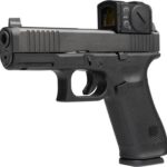 New Limited Production! Glock, 45 M.O.S. with Aimpoint ACRO P-2, Semi-automatic Striker Fired Polymer Framed Pistol, Compact, 9MM, 4.02″ Barrel, DLC Finish, Black, Interchangeable Backstraps, Ameriglo Suppressor Sights, 17 + 1 Rounds, Aimpoint ACRO P-2 Directly Installed in the Slide – Front Serrations – Interchangeable Backstraps – 3 Magazines