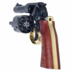 New Model! HENRY H017GDM Big Boy Gunfighter Revolver 38 Special 357 Mag 6 Shot 4″ Blued Round Steel Barrel, Polished Blued Steel Frame w/Gunfighter Walnut Grip, Includes Interchangeable Front Sights