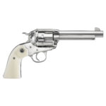 Back in Stock! Ruger 5129 Vaquero Bisley 45 Long Colt 5.5 inches 6 rounds Synthetic Ivory Grip High-Gloss Stainless