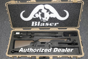Authorized dealer of Blaser.